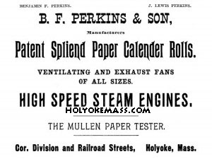 B. F. Perkins & Son Ad, 1910