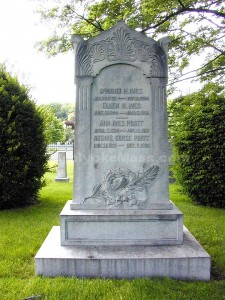 Ives Family Tombstone, Elmwood Cemetery