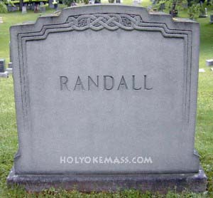 Randall Tombstone, Forestdale