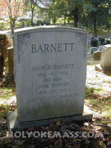 Tombstone of George Barnett