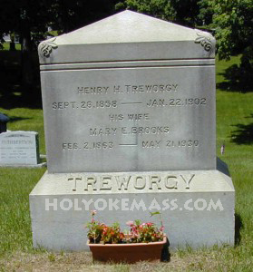 Treworgy Tombstone, Forestdale Cemetery