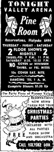Valley Arena Ad, 1951