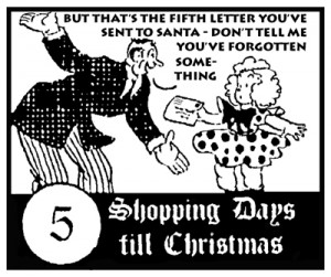 5 Shopping Days Till Christmas
