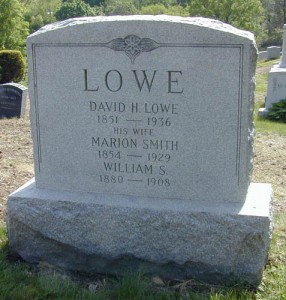 Lowe Stone, Forestdale Cemetery
