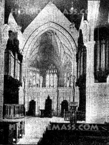 Chancel and Organ in Skinner Chapel at Holyoke