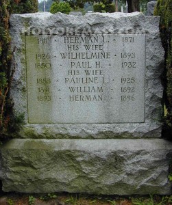 Koehler Tombstone, Elmwood Cemetery