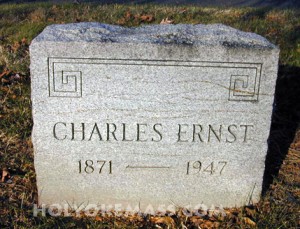 Charles Ernst, 1871-1947, Elmwood Cemetery