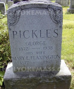 George Pickles and Mary Flaxington