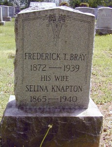 Frederick T. Bray and Selina Knapton