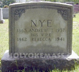 Andrew J. Nye and his wife Rebecca