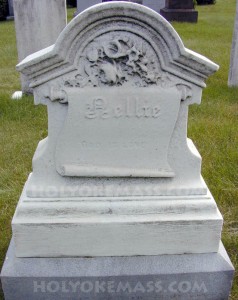 Nellie (Dickinson) McClelland Hartnett, Tombstone, Side 1