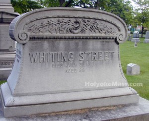 Tombstone of Whiting Street