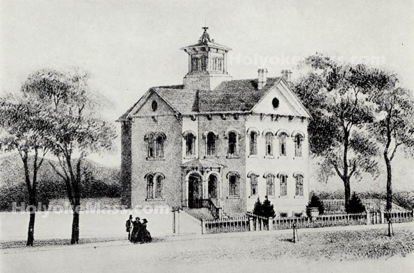 First Holyoke High School Building, 1862