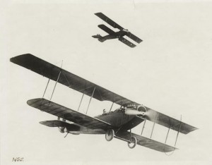 Two Curtiss Training Planes