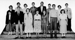 First Honor Roll — Holyoke High School, 1953-1954