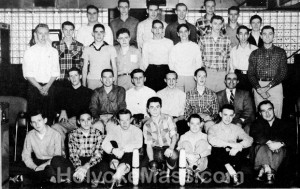Bowling League — Holyoke High School, 1953-1954