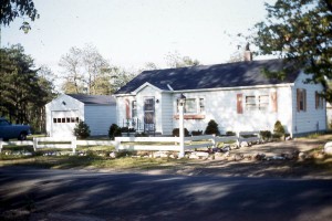 Log cabin, About 1958