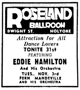 October 1953 adRoseland Ballroom