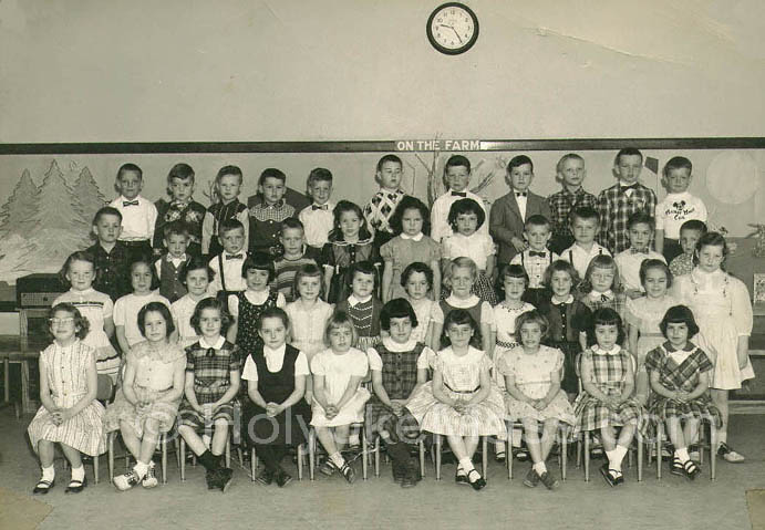 Elmwood School Kindergarten, 1955-56 School year